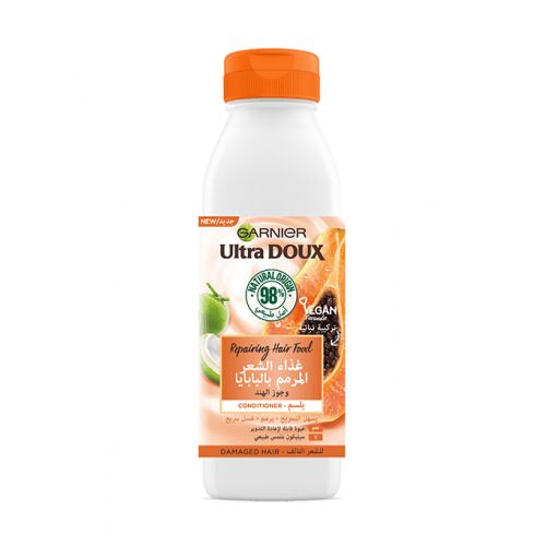 Garnier Ultra Doux Repairing Hair Food with Papaya &  Coconut Conditioner - 350ml