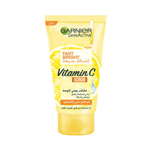 Garnier SkinActive Fast Bright Vitamin C Face Scrub - 150ml