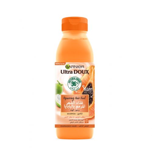 Garnier Ultra Doux Repairing Hair Food with Papaya & Coconut Shampoo - 350ml