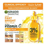 Garnier SkinActive Fast Bright with 3% Vitamin C & Niacinamide - 12 Pieces