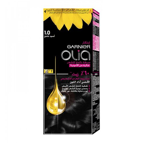 Garnier Olia No Ammonia Permanent Hair Color - Deep Black