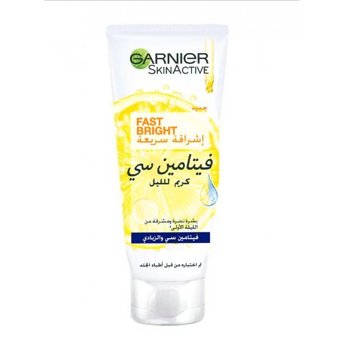 Garnier SkinActive Fast Bright Night Cream with Vitamin C, Lemon and Yoghurt - 50ml