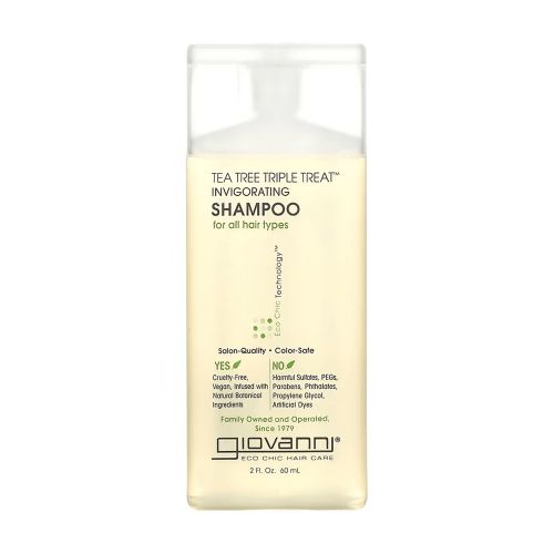 Giovanni Tea Tree Triple Treat Invigorating Shampoo For All Hair Type - 60ml