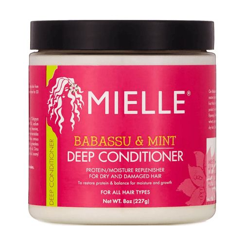 بلسم عميق للشعر بزيت الباباسو والنعناع من Mielle Organics - 227 جم