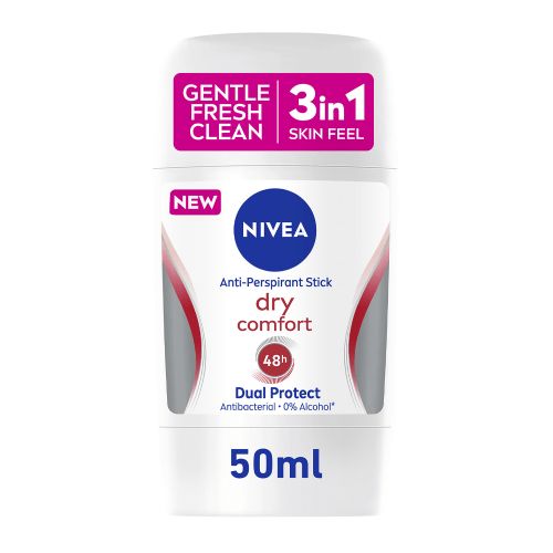 Nivea Dry Comfort Dual Protect Stick Deodorant - 50ml