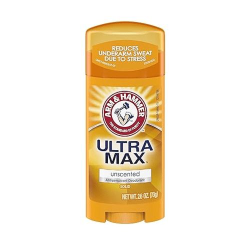 Arm & Hammer Ultramax Solid Antiperspirant Deodorant Unscented For Women - 73g