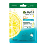 Garnier SkinActive Fast Clear Tissue Mask with Salicylic Acid and Vitamin C - 23gm