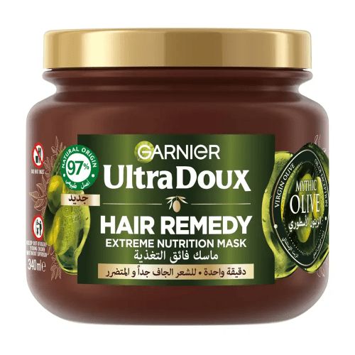 Garnier Ultra Doux Hair Remedy Extreme Nutrition Mask With Mythic Olive - 340ml