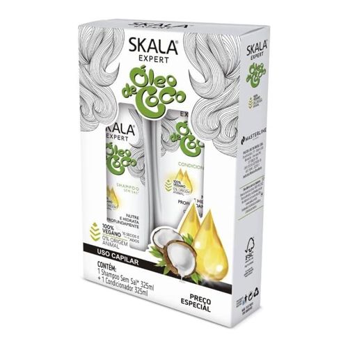 SKALA Coconut oil Sampoo and  Conditioner Kit - 325 ml