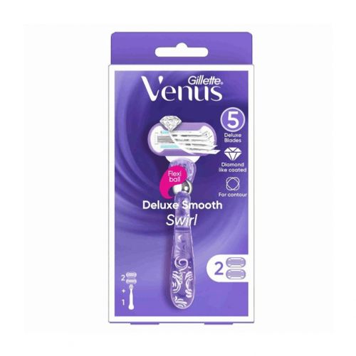 Gillette Razor Venus 5 Deluxe Smooth Swirl +2 Refill