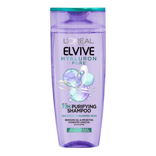 LOreal Paris Elvive Hyaluron Pure Purifying Shampoo for Oily Hair - 200ml