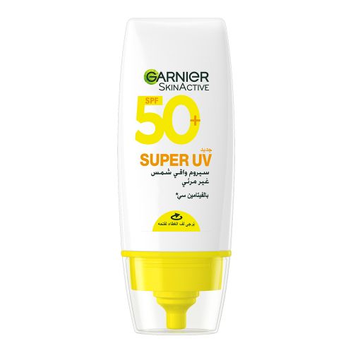 سيروم غارنييه سكين أكتيف سوبر يو في غير مرئي للوقاية من الشمس SPF50+ - 30 مل