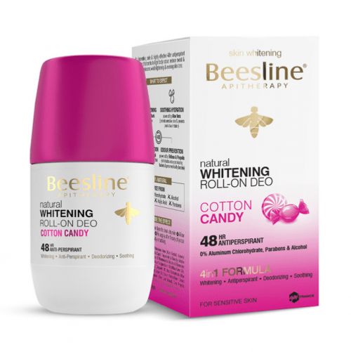 Beesline Whitening Roll-on Deodorant - Cotton Candy