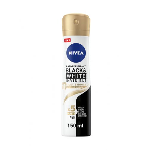 Nivea Black & White Silky Smooth Deodorant Spray For Women - 150ml