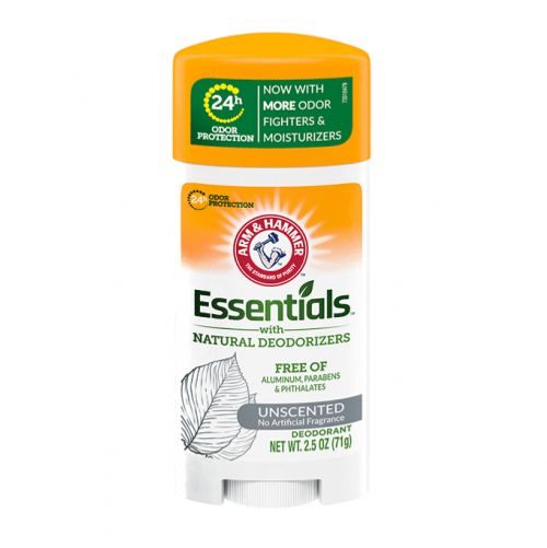 Arm & Hammer Essentials Solid Deodorant Unscented -71g