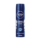 Nivea Men Cool Kick Deodorant Spray - 150ml