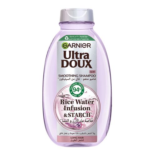 Garnier Ultra Doux Rice Water & Starch Shampoo - 600ml