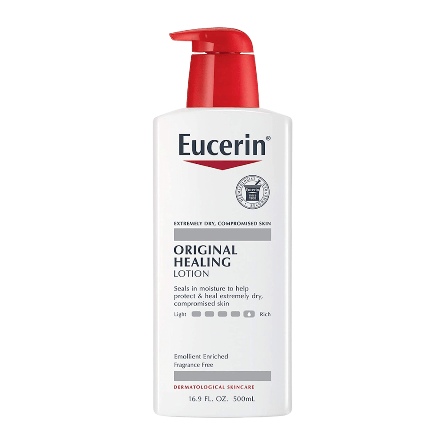 Eucerin Original Healing Lotion Fragrance Free Extremely Dry Compromised Skin - 500ml