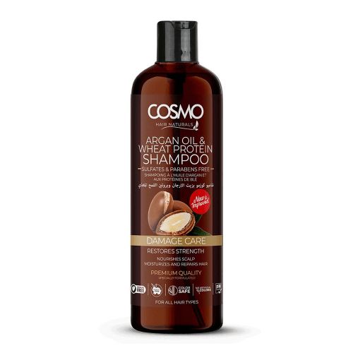 Cosmo Argan Oil & Wheat Protein Gentle Care Shampoo - 480Ml