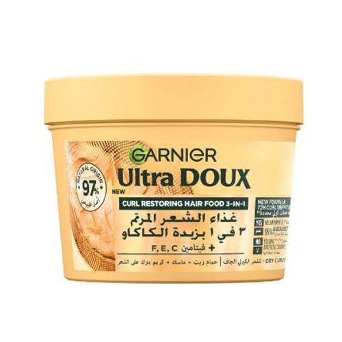 Garnier Ultra Doux Cocoa Butter & Jojoba Oil 3-In-1 Hair Food - 390ml