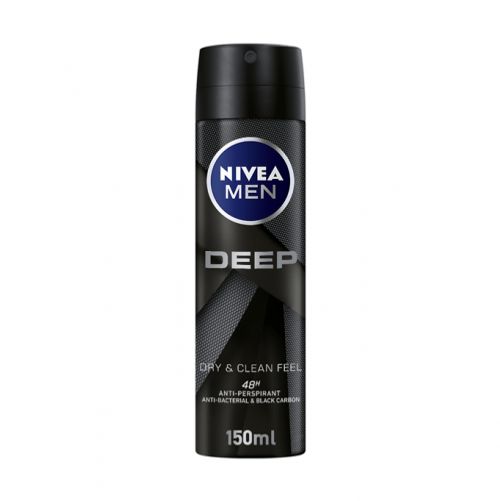 Nivea Men Deep Dry & Clean Feel Deodorant Spray - 150ml