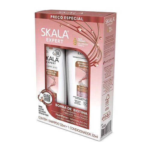 SKALA Biotin Pump Shampoo and Conditioner Kit - 325 ml