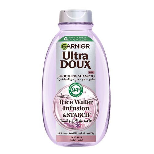 Garnier Ultra Doux شامبو ماء الأرز والنشا - 200 مل