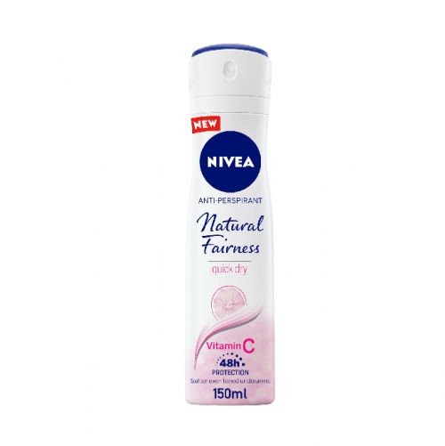 Nivea Natural Fairness Deodorant Spray For Women - 150ml