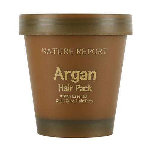 مجموعة العناية العميقة بالشعر من Nature Report Argan Essential - 200 مل