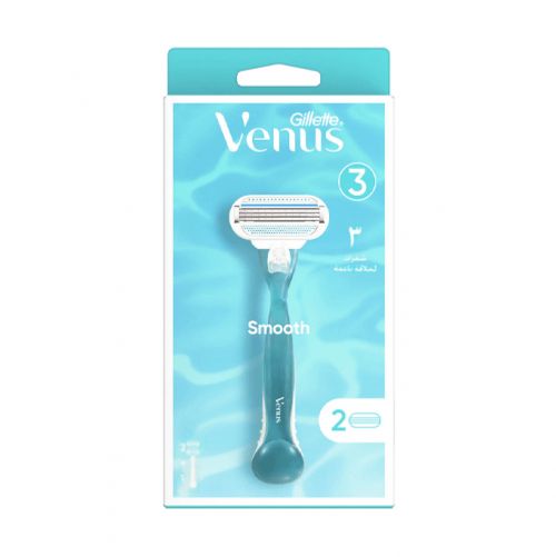 Gillette Venus Close & Clean Original Razor with 2 Refill Blades