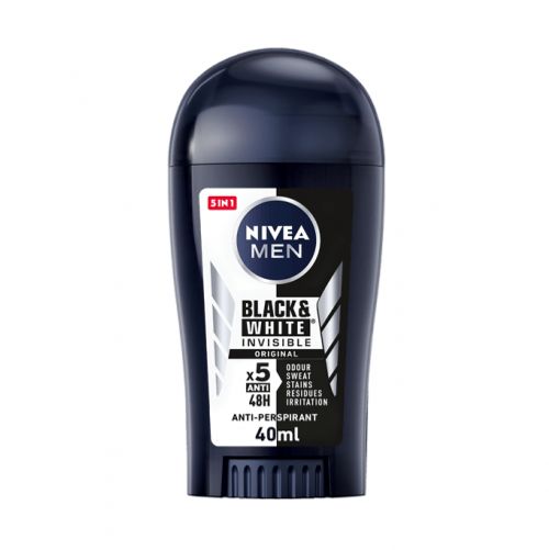 Nivea Invisible Black & White Deodorant Stick For Men - 40ml